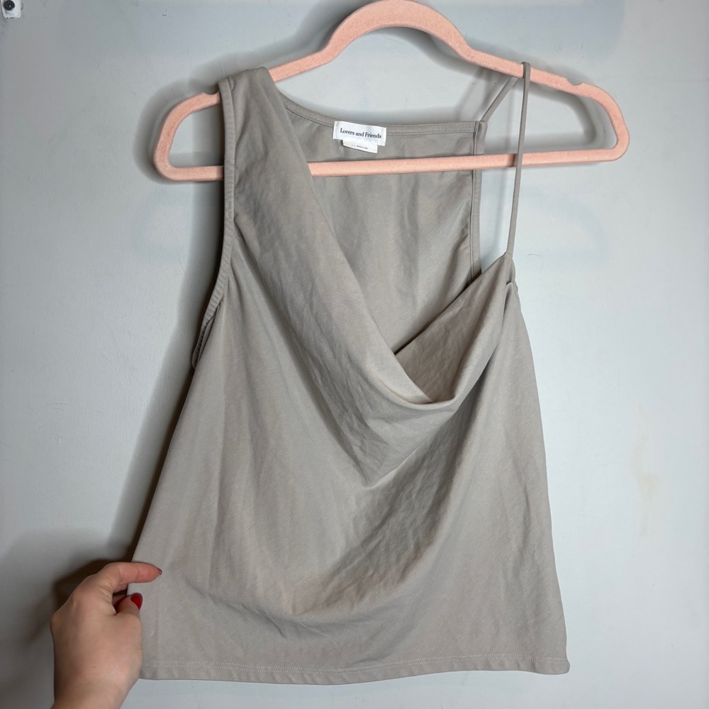 Lovers + Friends Cindi Tank Top – Warm Grey – Size S - Picture 3 of 8